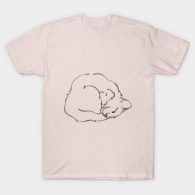 Cat T-Shirt by AlstonArt